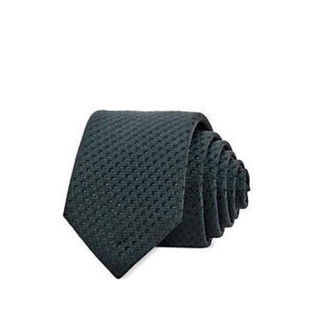 Boss Micro Cube Silk Blend Skinny Tie New with Tags - Picture 1 of 1